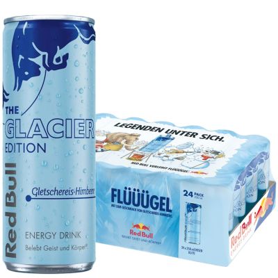 Red Bull Glacier Edition Raspberry energiajuoma 250ml x 24kpl