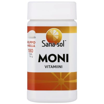 Sana-sol Monivitamiini 180 tabl.