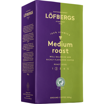 Löfbergs keskipaahto suodatinkahvi 500g
