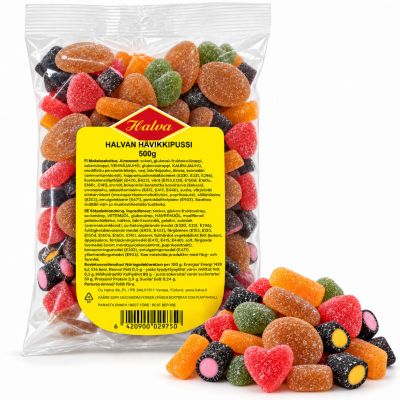 Halvan Hävikkipussi makeissekoitus 500g