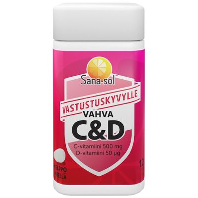 Sana-Sol Vahva C&D Vitamiini 120 tabl