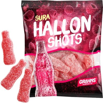 Grahns Sura Hallon Shots vadelma 60g