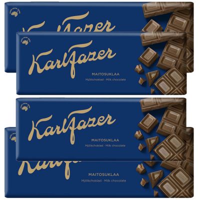 Karl Fazer Sininen maitosuklaalevy 180g x 4kpl