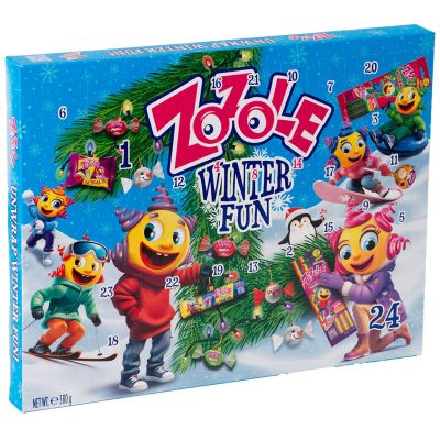 Zozole Winter Fun karkkijoulukalenteri 380g