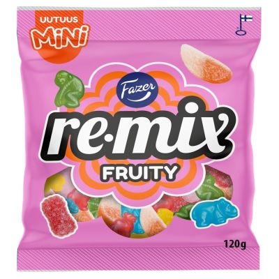 Fazer Remix Fruity karkkipussi 120g