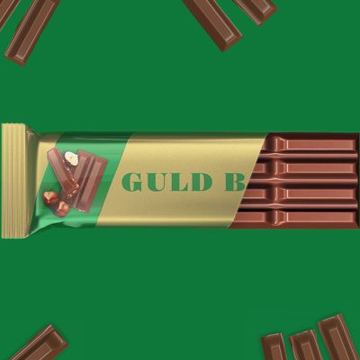 Rojalti hasselpähkinä suklaapatukka 45g