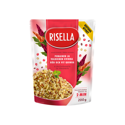 Risella Punainen ja Valkoinen Kvinoa valmis 200g