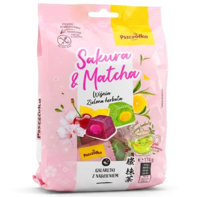 Sakura & Matcha jellykarkit 174g