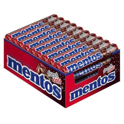 Mentos Fresh Cola pastilli 37,5g x 40kpl