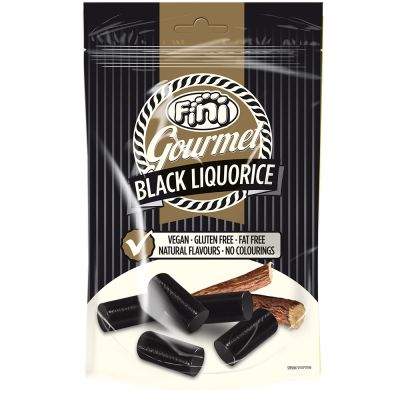 Fini Gourmet Black Liquorice gluteeniton lakritsi 180g