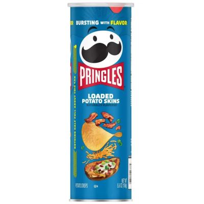 Pringles Loaded Potato Skins perunalastu 158g