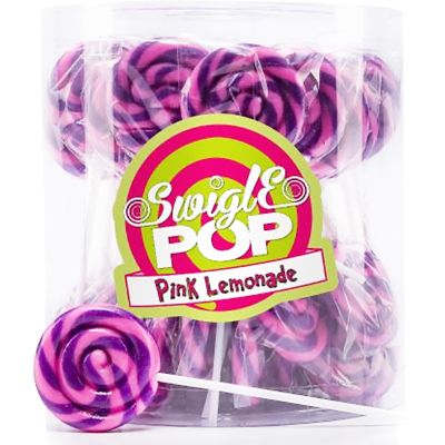 Swigle Pop Pink Lemonade tikkarit 12g x 50kpl
