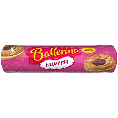 Kantolan Ballerina vadelma täytekeksi 190g