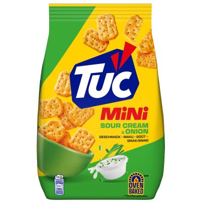TUC Mini Sour Cream-Onion suolakeksit 120g