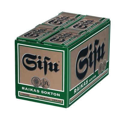 Sisu Raikas Sokton pastilli 36g x 24 askia