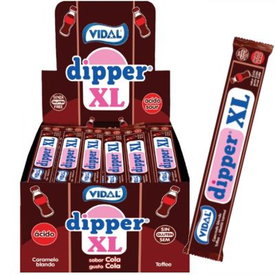 Vidal Dipper XL Cola toffeetanko n.100kpl
