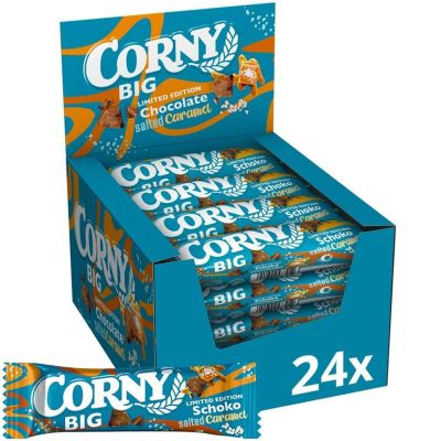 Corny BIG Salted Caramel välipalapatukka 40g x 24kpl