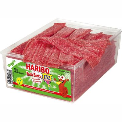 Haribo Pasta Basta Mansikka remmit 150kpl