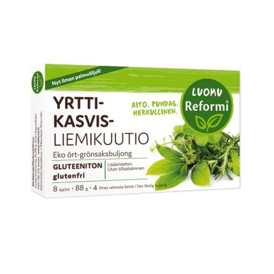 Reformi Luomu Kasvisliemiyrttikuutio 8kpl