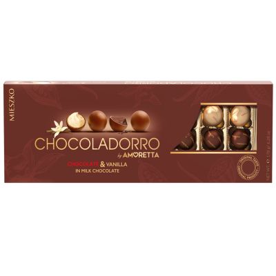 Mieszko Chocoladorro Chocolate & Vanilla täytesuklaakonvehteja 178g