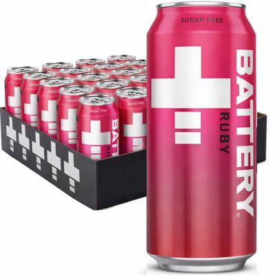 Battery Ruby Raspberry-Pomegranate Sugar Free energiajuoma 500ml x 24kpl