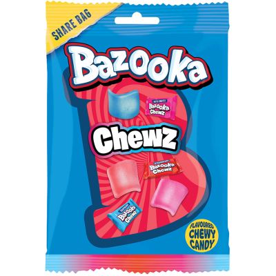 Bazooka Chews hedelmätoffee 120g