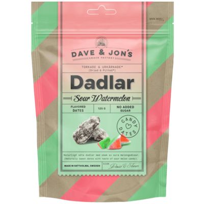Dave & Jons Sour Watermelon karkkitaatelit 125g