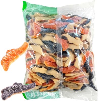 Lutti Croco Salmiakki Lakritsi hedelmämakeiset 2,5kg