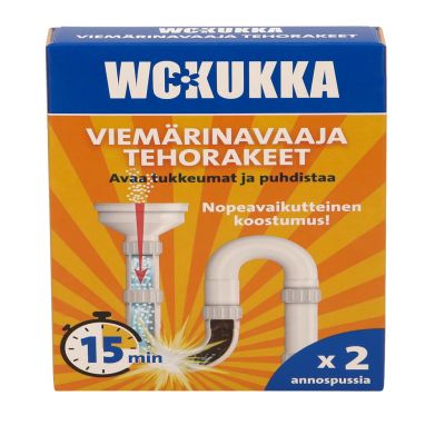 WC Kukka Viemärinavaaja Tehorakeet 120g (2 x 60g)