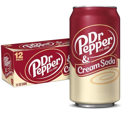Dr Pepper & Cream Soda USA virvoitusjuoma 355ml x 12-pack