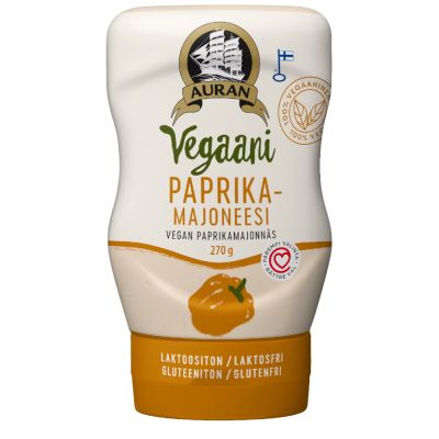 Auran Vegaani Paprikamajoneesi 270g