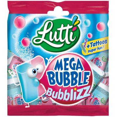 Lutti Mega Bubble Bubblizz purkkapussi 85g