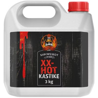 Siipiweikot Hot Wings XX-Hot siipikastike 3 litraa