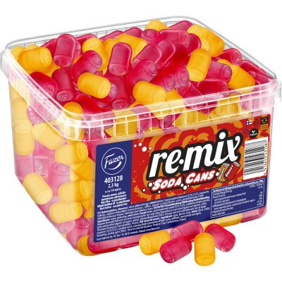 Fazer Remix Soda Cans irtokarkkisekoitus 2,3kg
