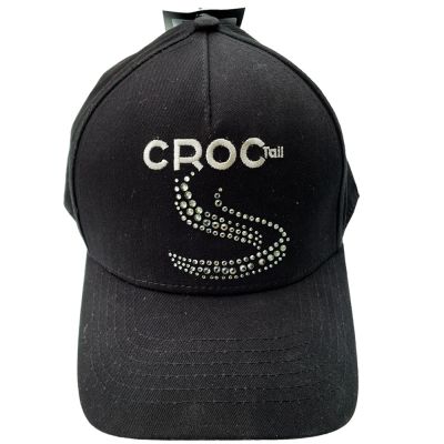 Croc Tail Black Baseball Cap lippalakki