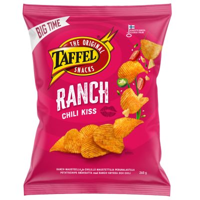 Taffel Ranch-Chili perunalastu 260g