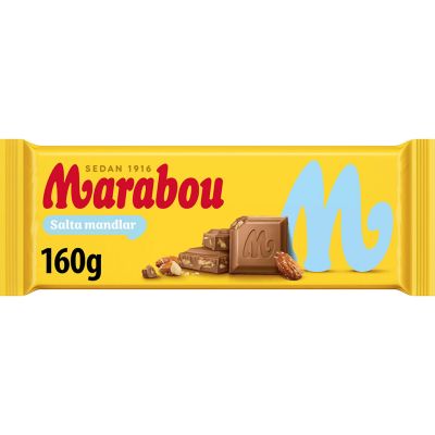 Marabou Salta Mandlar suklaalevy 160g