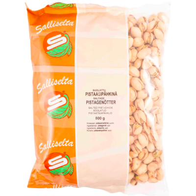 Salliselta Suolattu Pistaasipähkinä 800g
