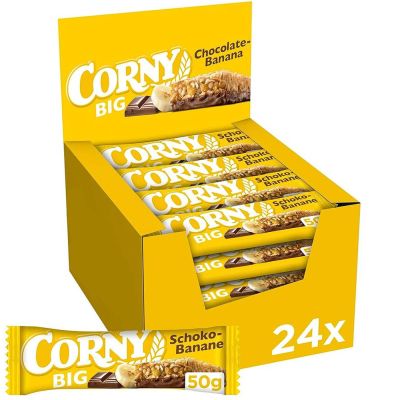 Corny BIG Choco-Banana välipalapatukka 50g x 24kpl