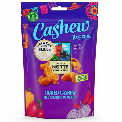 Den Lille Nöttefabrikken Mexicana Cashewpähkinät 140g