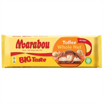 Marabou Big Taste Toffee Whole Nut suklaalevy 300g