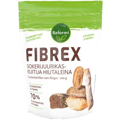 Fibrex Sokerijuurikaskuitu hiutaleina 200g