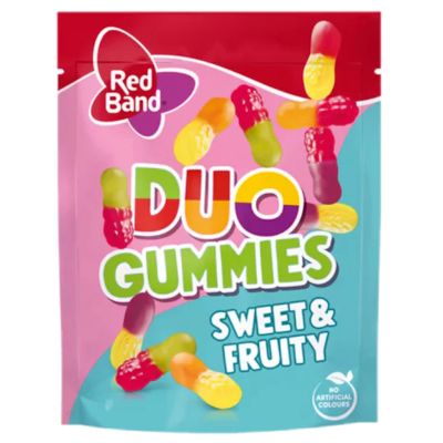 Red Band Duo Gummies Sweet & Fruity 215g
