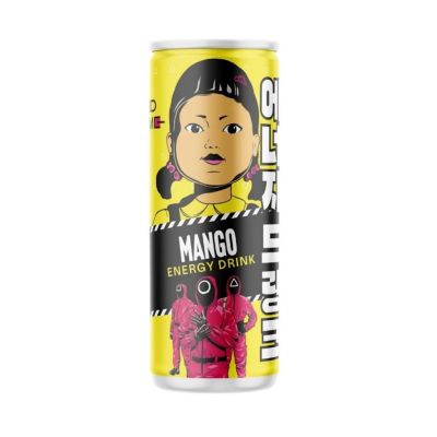 Squid Game Energy Drink Mango energiajuoma 250ml