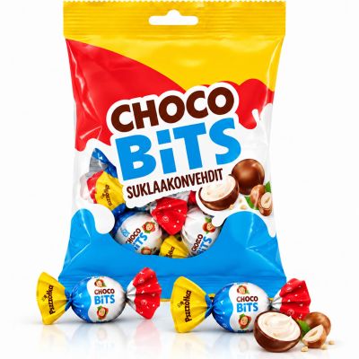 Dolce Amo Choco Bits hasselpähkinä suklaakonvehdit 90g