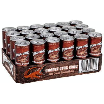 Mad Croc Energy Croc Choc maitokaakao energiajuoma 250ml x 24-pack