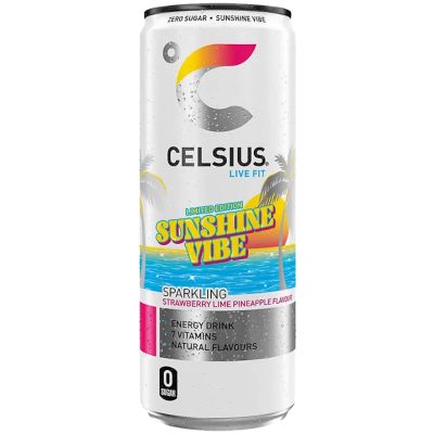 Celsius Sunshine Vibe Limited Edition energiajuoma 355ml