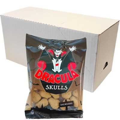 Dracula Skulls pääkallo salmiakki 65g x 16kpl