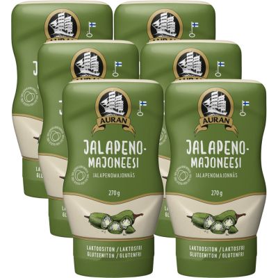 Auran Jalopenomajoneesi 270g x 6kpl