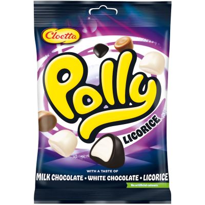 Cloetta Polly Licorice lakritsivaahtokarkki 100g